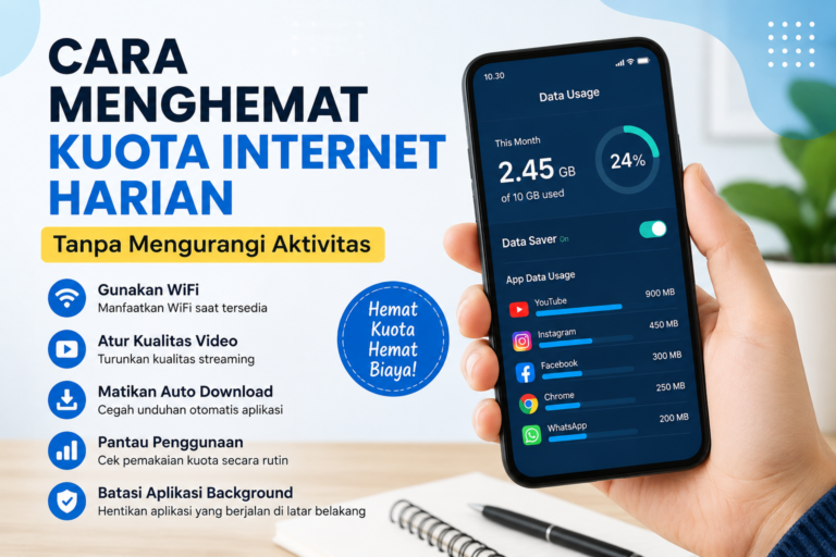 Cara Menghemat Kuota Internet Harian Tanpa Mengurangi Aktivitas