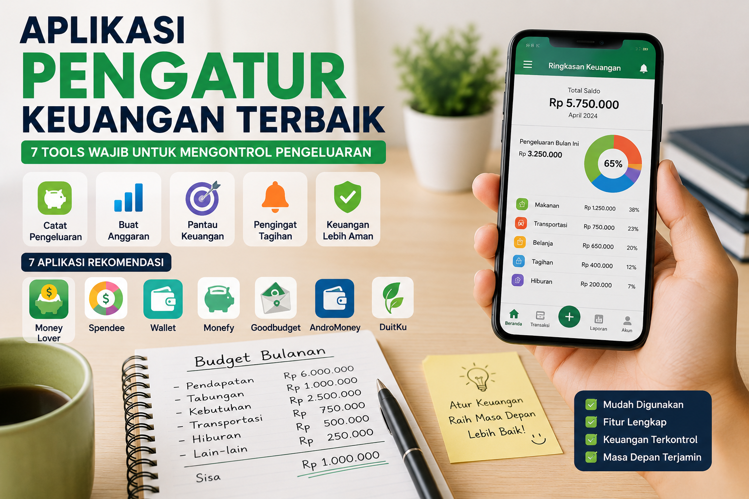 aplikasi pengatur keuangan terbaik di smartphone