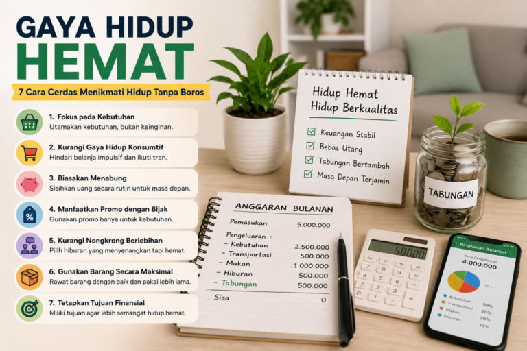 gaya hidup hemat sederhana sehari hari